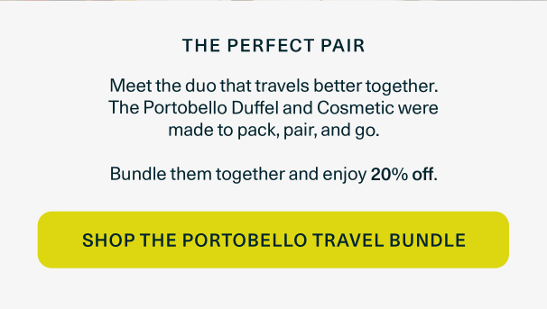 Shop the Portobello Duffel and Portobello Cosmetic in Red Dahlia