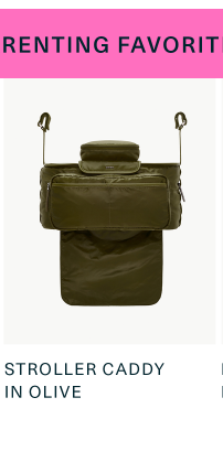 Stroller Caddy in Olive
