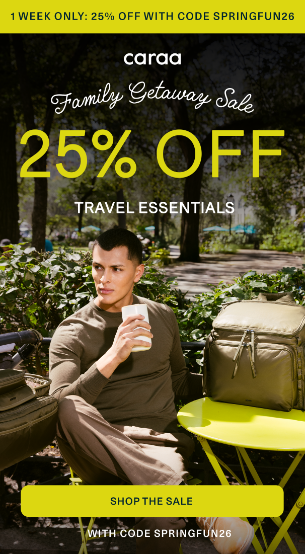 25% off travel edit with code SPRINGFUN26