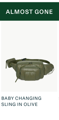 Diaper Changing Sling in Olive