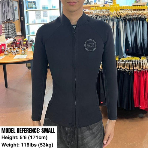 Hawaiian South Shore 2mm Front Zip Wetsuit in black