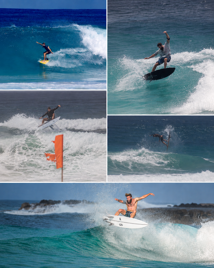 Will Pigott surfing