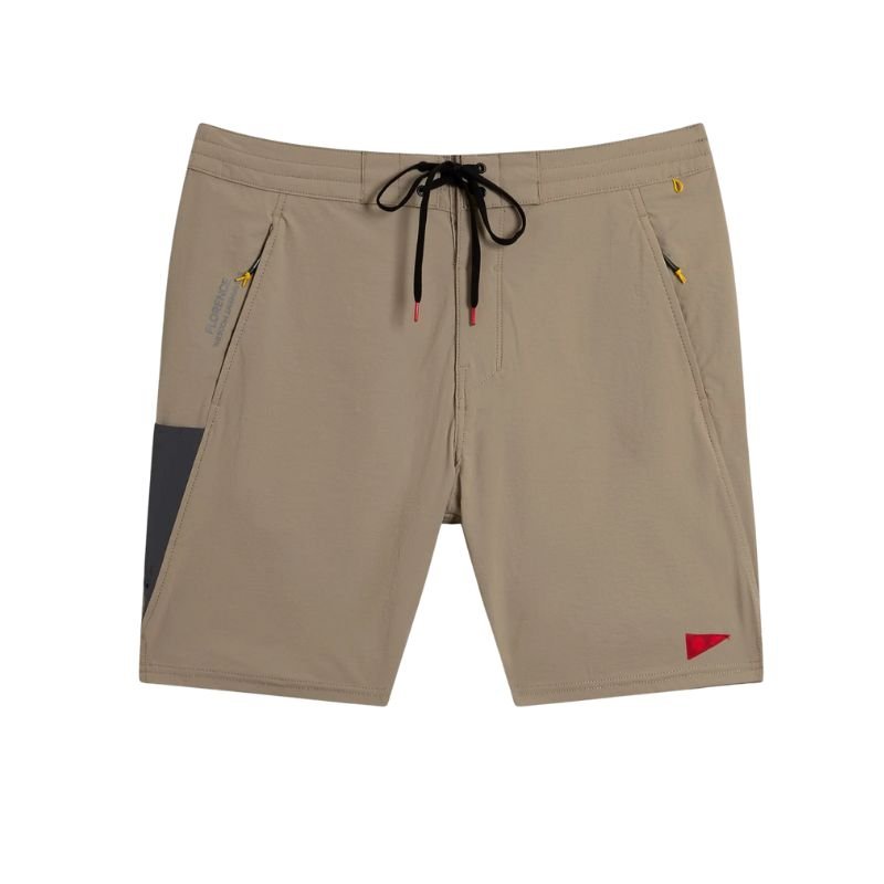 Florence Marine X F1 Cordura Utility Boardshort in Vintage Khaki