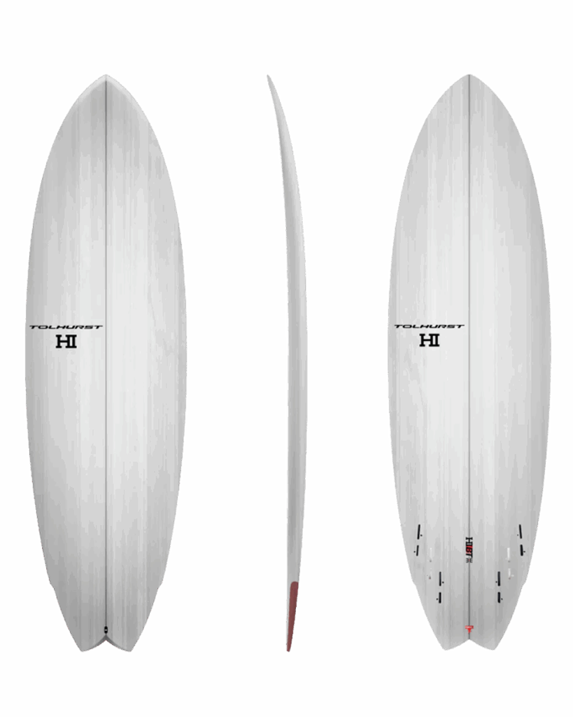 Harley Ingleby HIBT 3+3 surfboard at Hawaiian South Shore