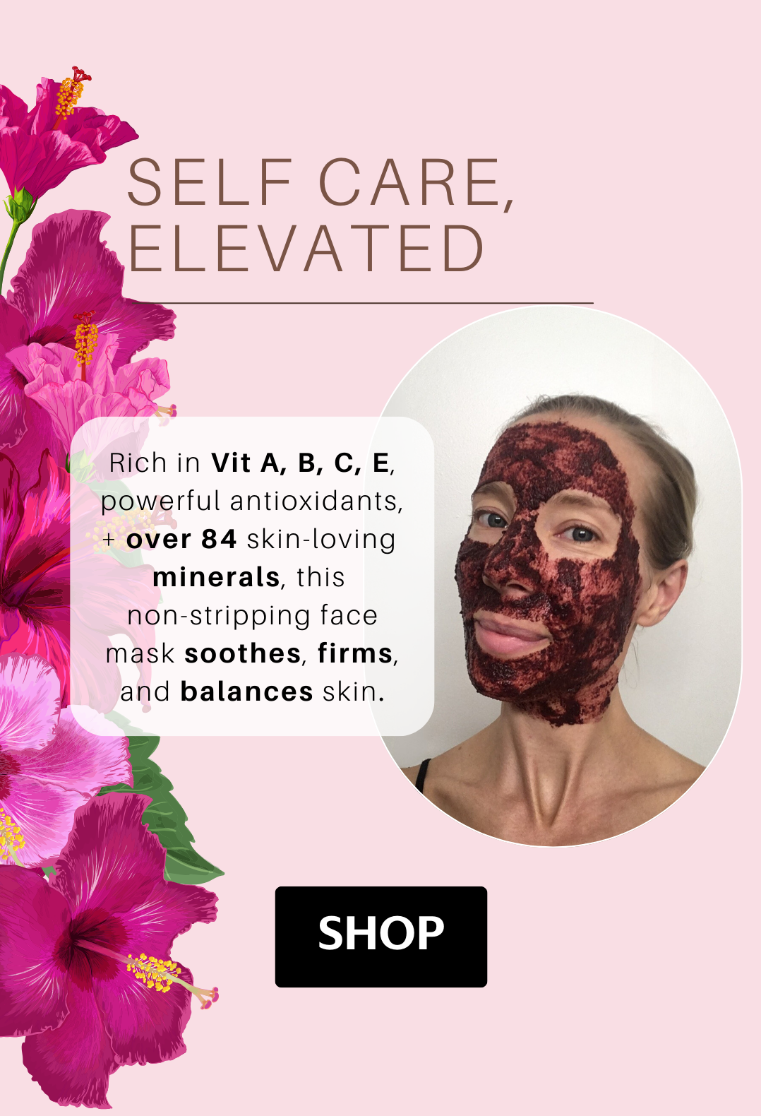 Over 84 minerals in the Reboot Face Mask
