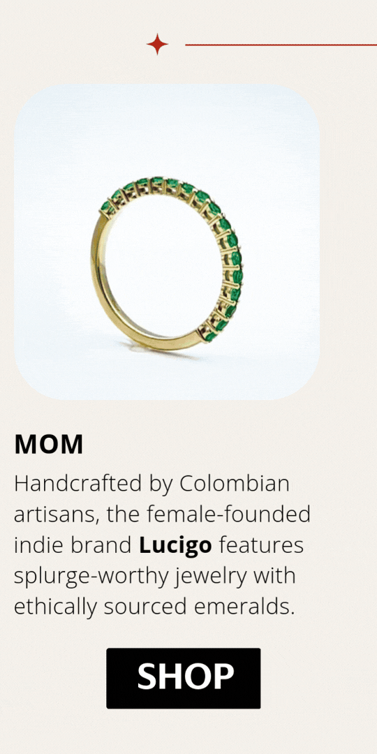 Celebrate mom with ethically sourced jewelry