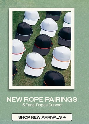 NEW COLORED ROPE PAIRINGS | 5 PANEL ROPE CURVED | SHOP NOW >