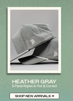 NEW HEATHER GRAY | 5 PANEL ROPES | SHOP NOW >