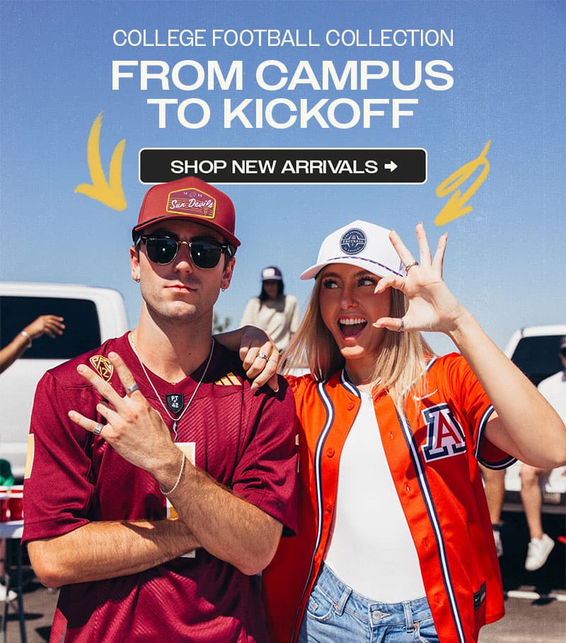 NEW - OFFICIALLY LICENSED COLLEGE FOOTBALL HEADWEAR | SHOP CAMPUS COLLECTION >