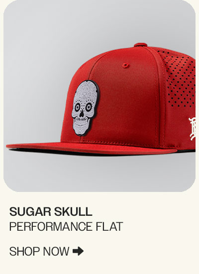 SUGAR SKULL | PERFORMANCE FLAT  | SHOP NOW 🡆