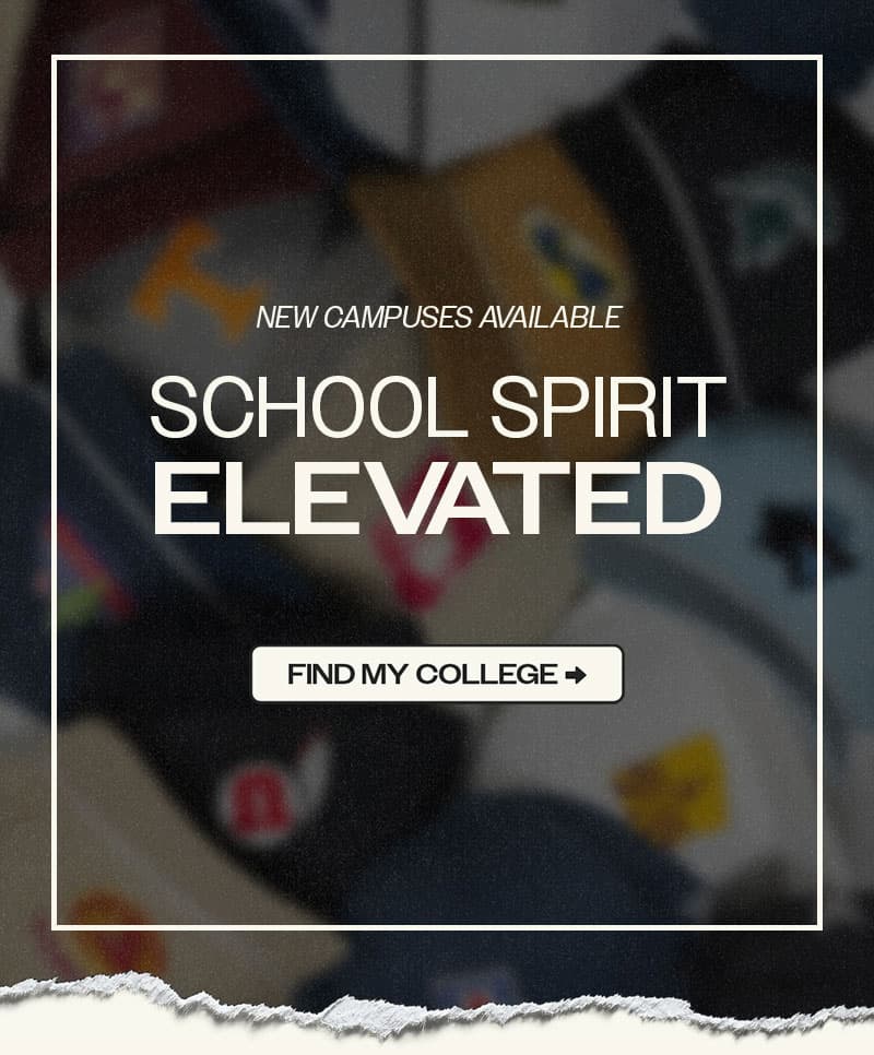 CAMPUS COLLECTION | WEAR YOUR SCHOOL PRIDE | SHOP HERE >