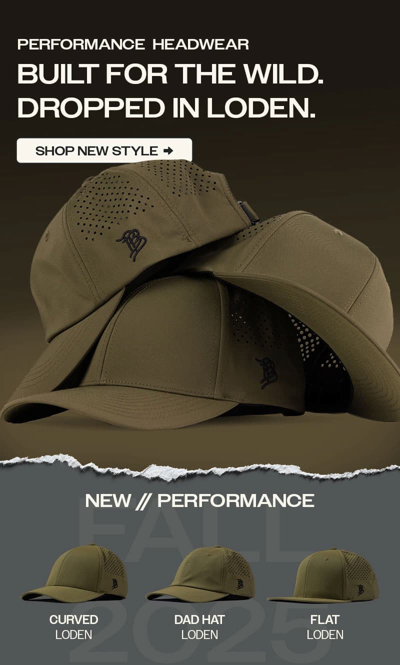 FALL 2025 - PERFORMANCE HEADWEAR UNLOCKS NEW COLOR | SHOP NEW COLOR >