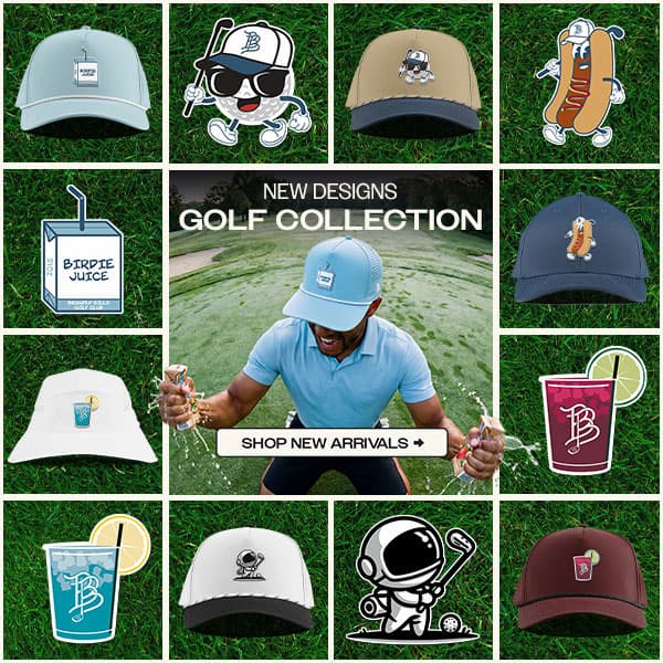 NEW ADDITIONS TO THE BRANDED BILLS GOLF COLLECTION | SHOP NOW 🡆