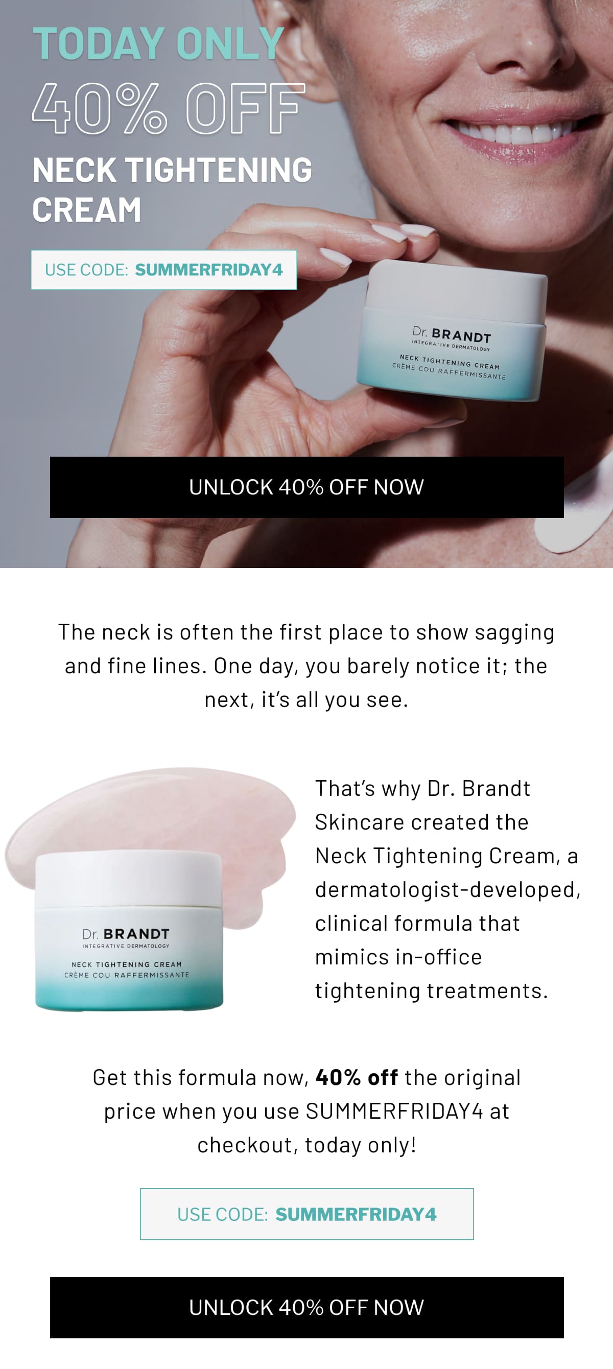 Today onlyY 40% OFF Neck Tightening Cream