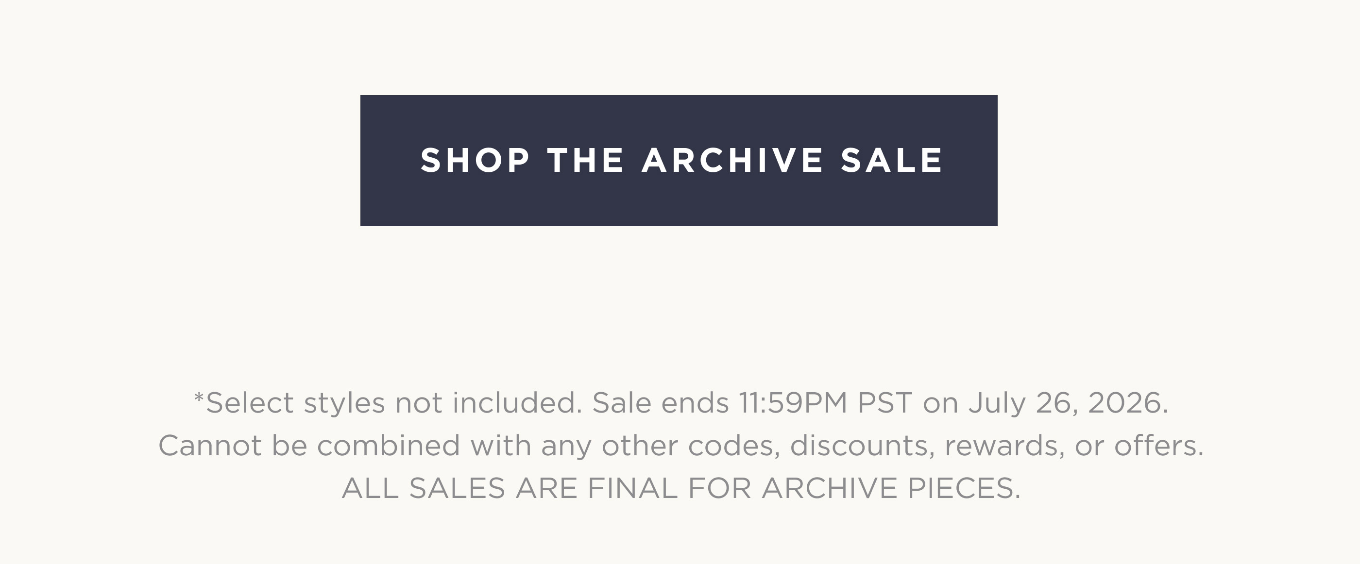 Shop The Archive Sale