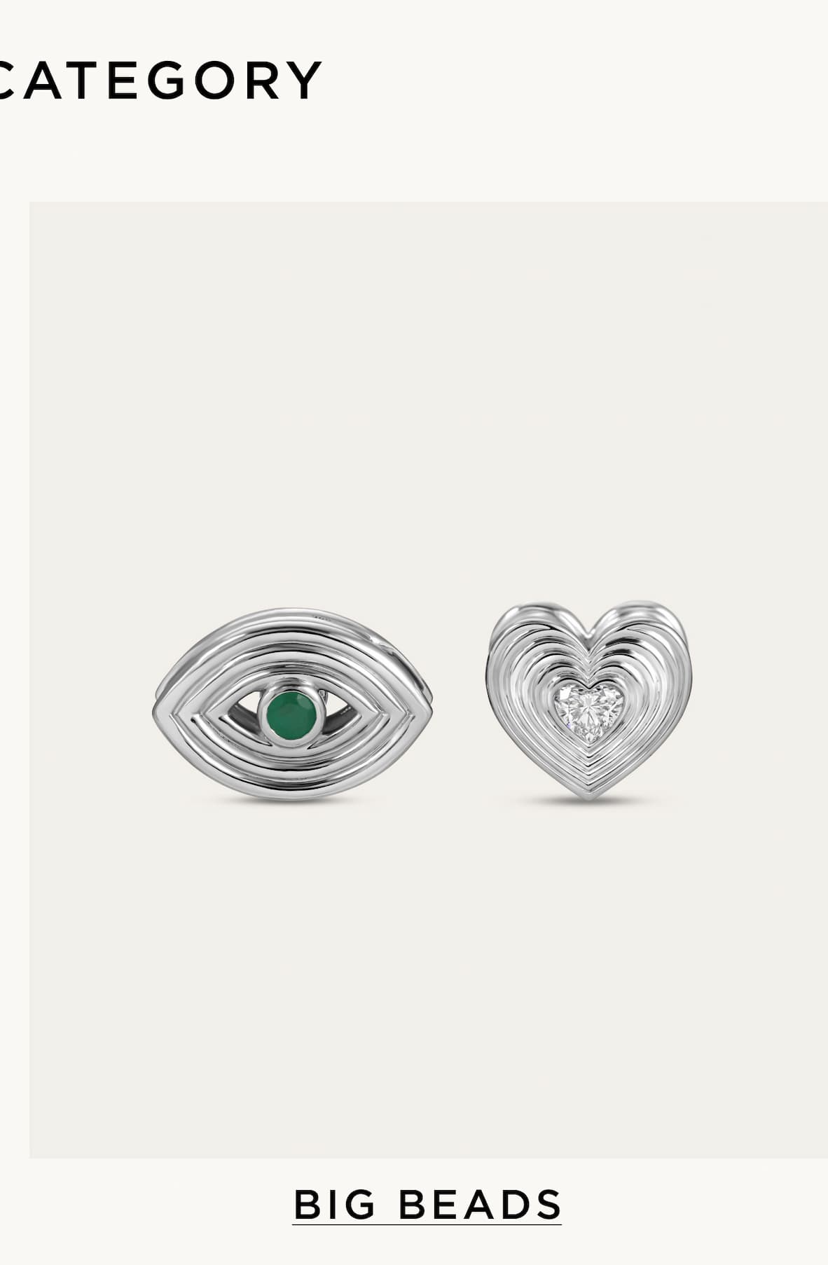 Silver Big Beads