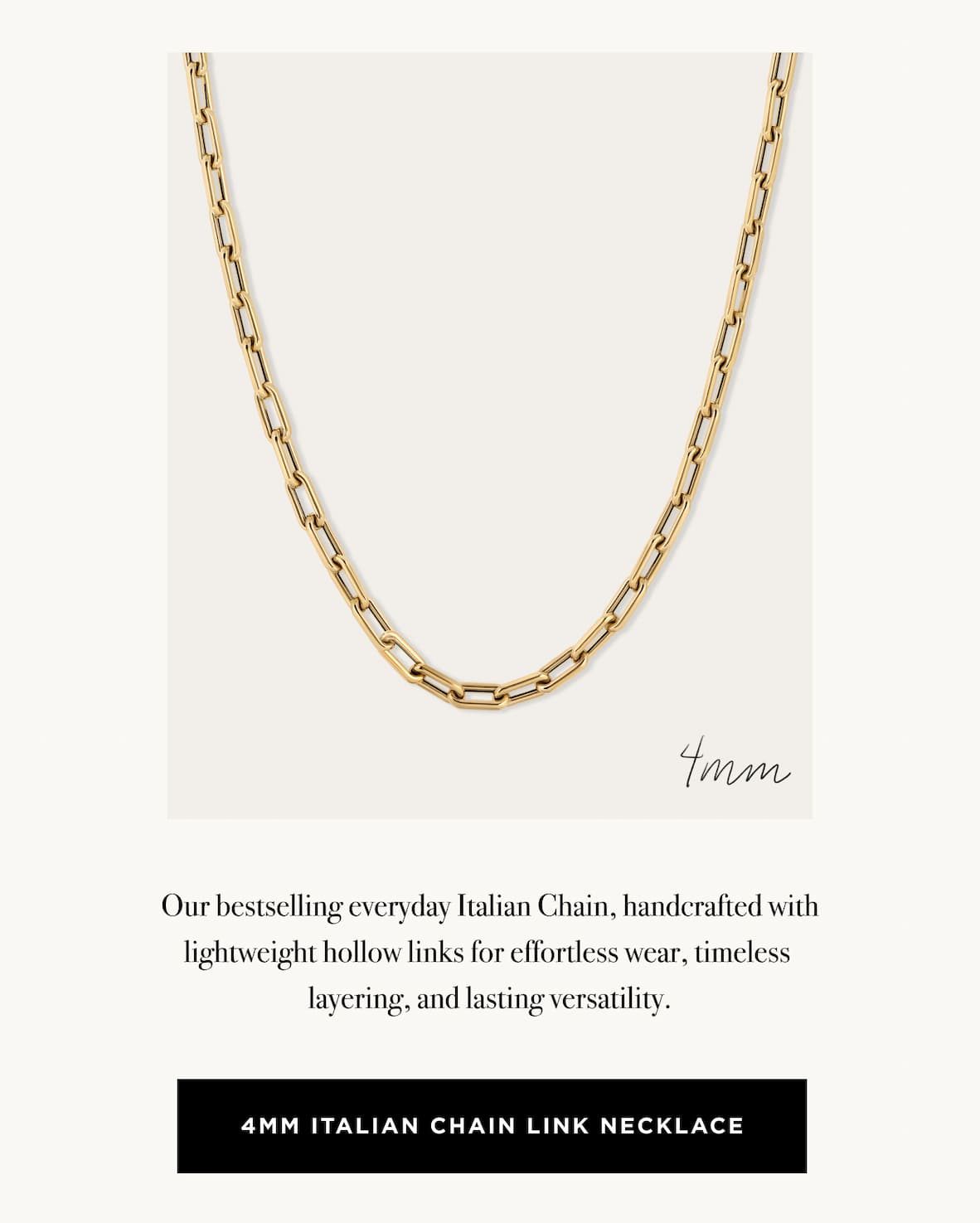 4mm Italian Chain 