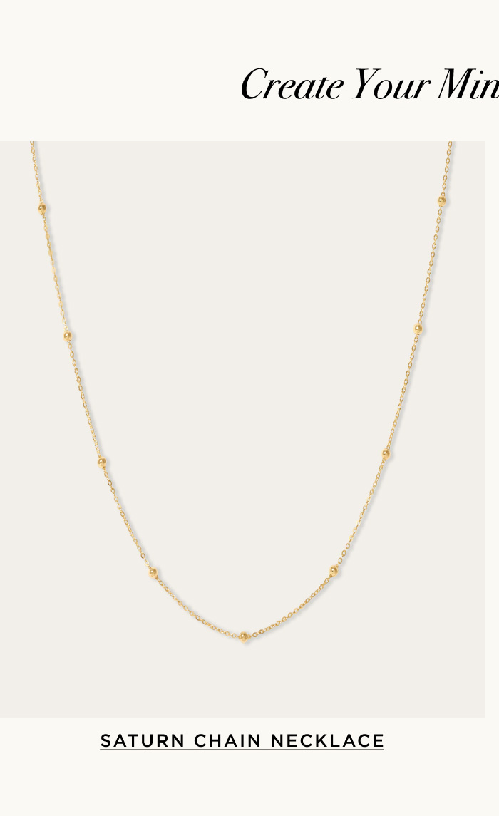 Saturn Chain Necklace