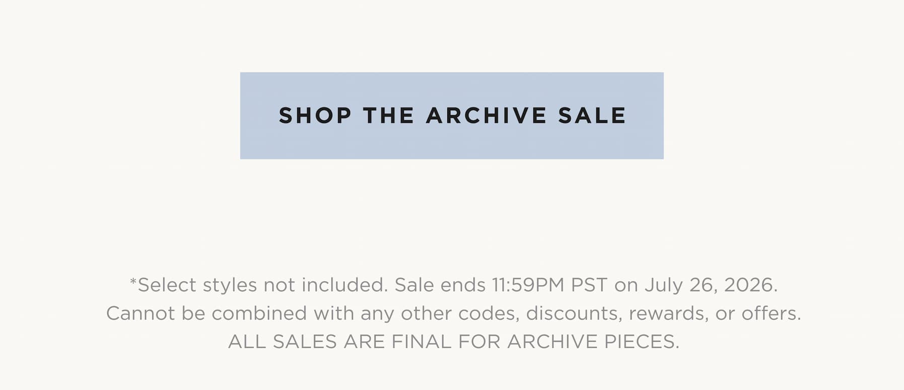 Shop The Archive Sale