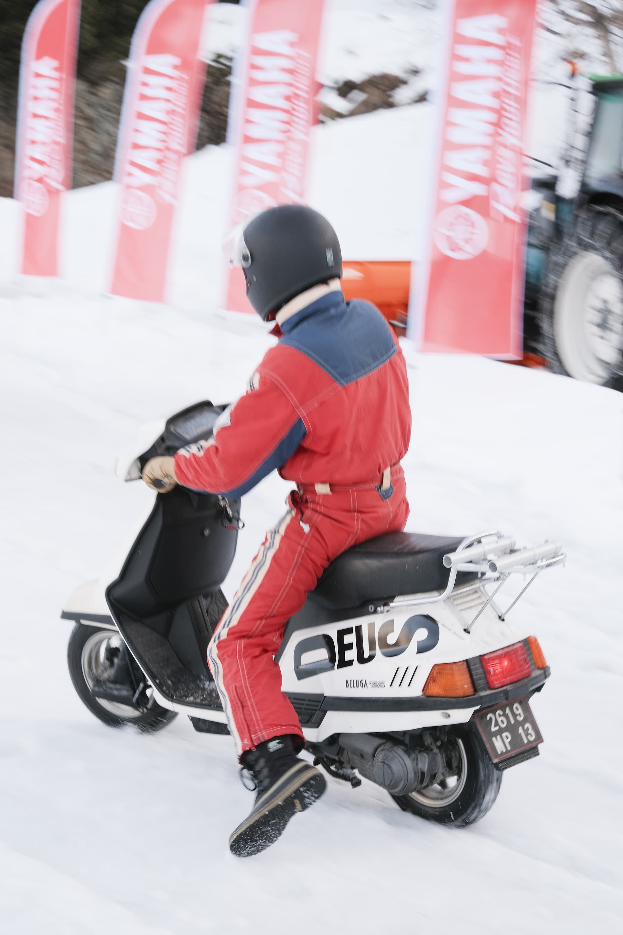 scooter on ice
