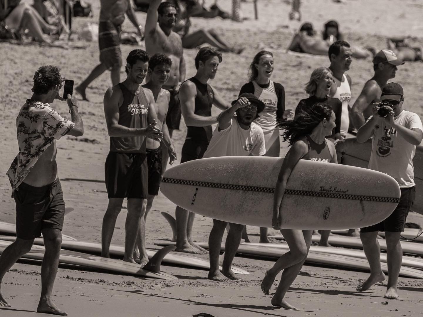 surfing girl