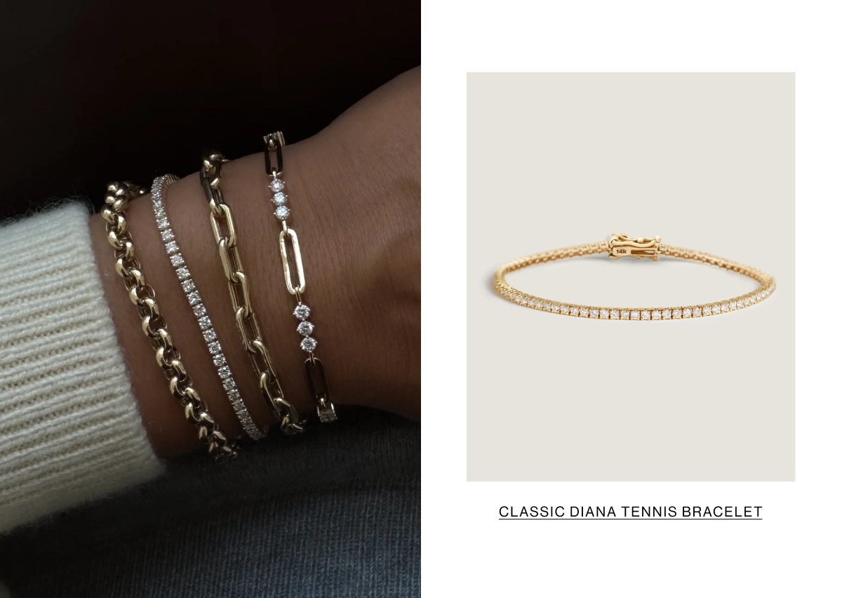 Classic Diana Tennis Bracelet