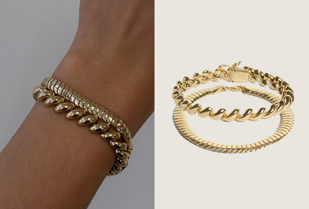 Cobra Chain & Hampshire House Bracelet Stack