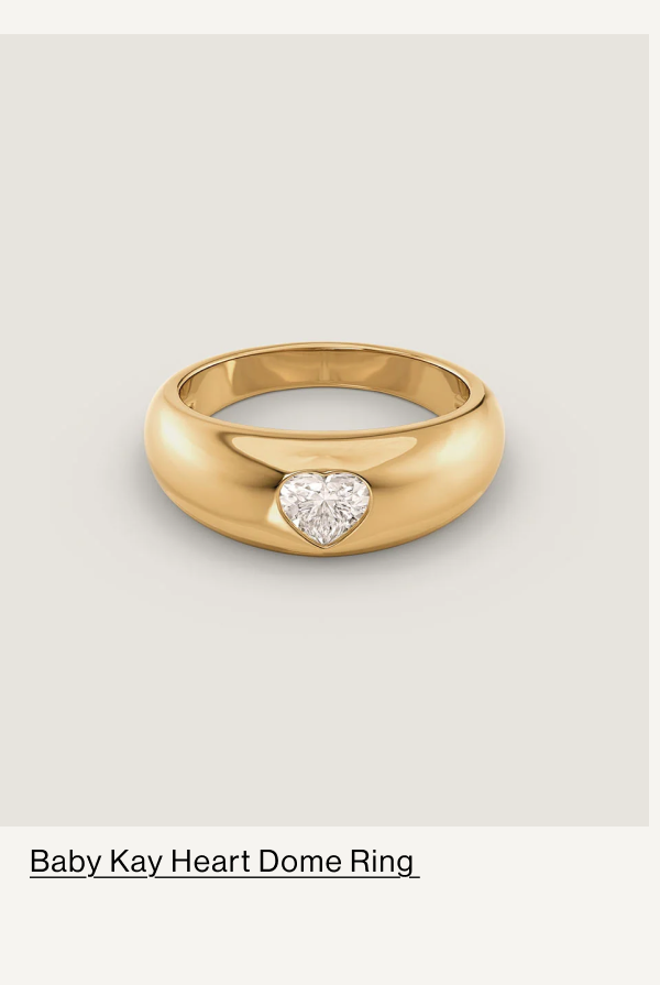 Baby Kay Heart Dome Ring 