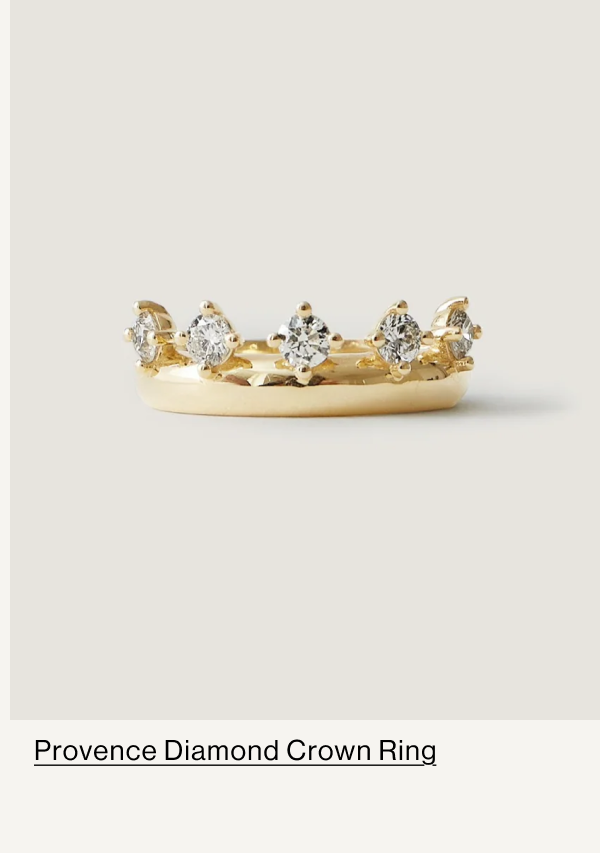 Provence Diamond Crown Ring