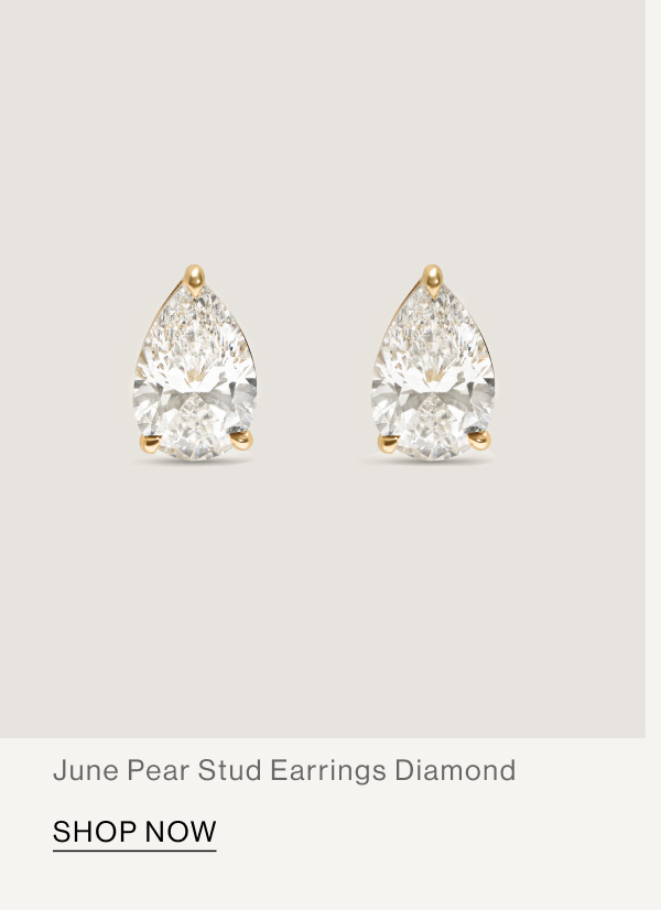 June Pear Studs