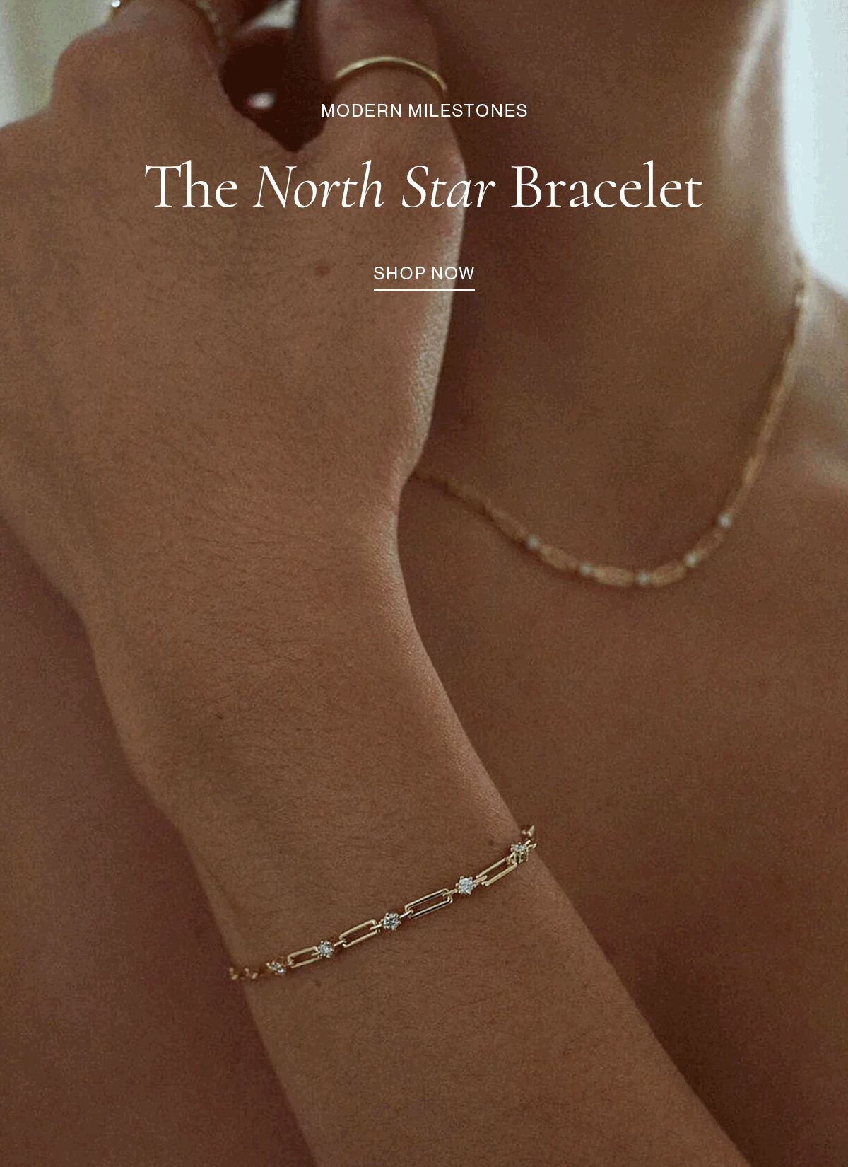 Serena Baguette Tennis Link Bracelet