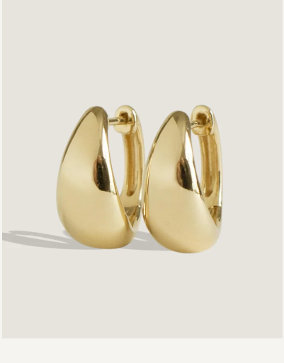 TEARDROP HOOP EARRING