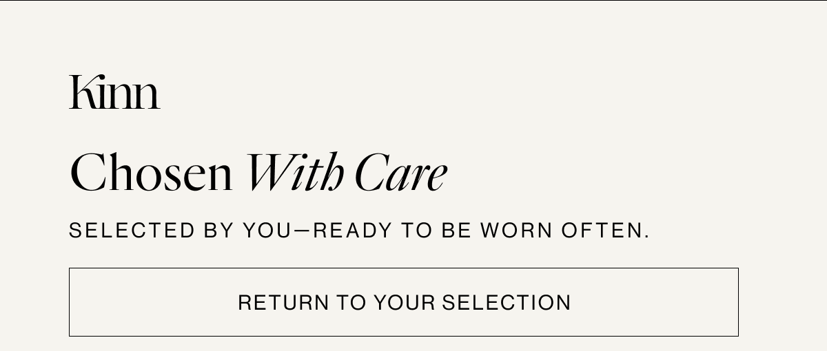 RETURN TO YOUR SELECTION