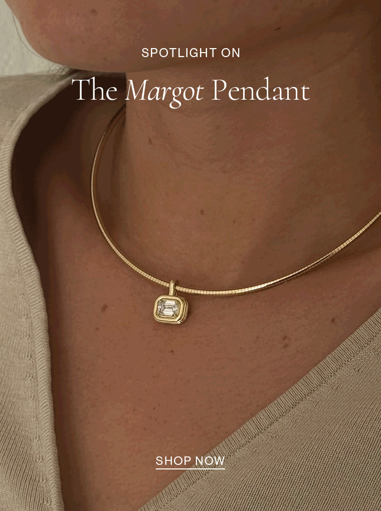 Margot Pendant Emerald Cut Diamond