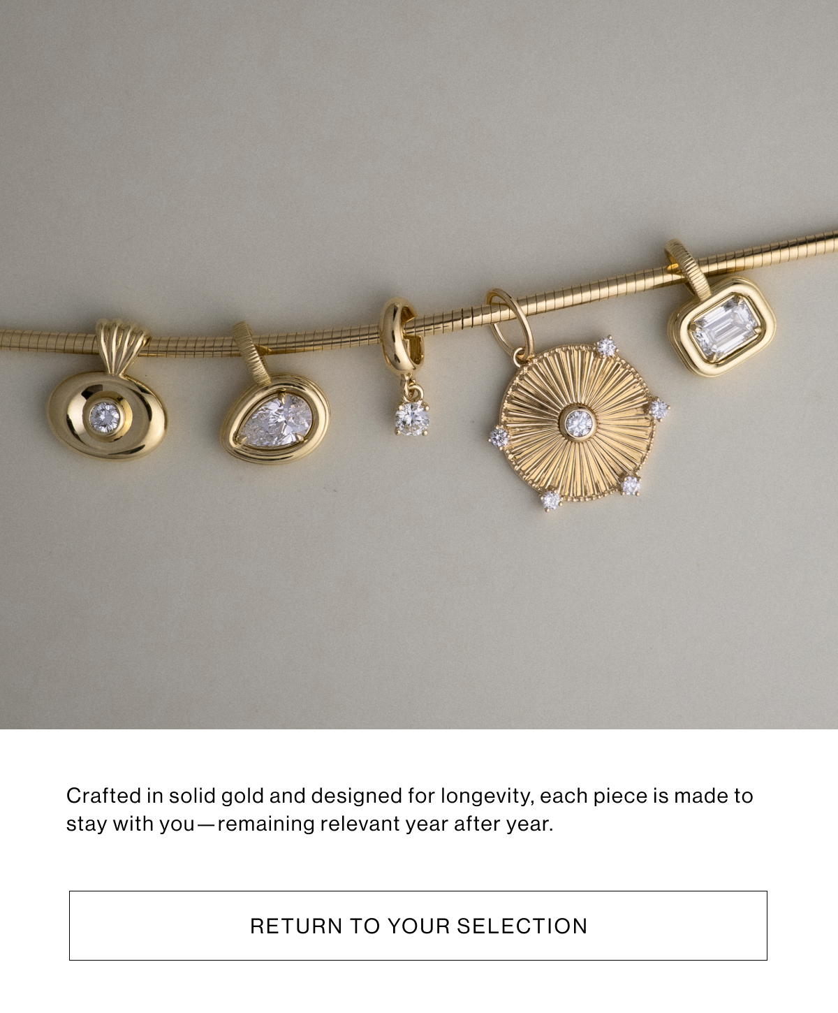 RETURN TO YOUR SELECTION