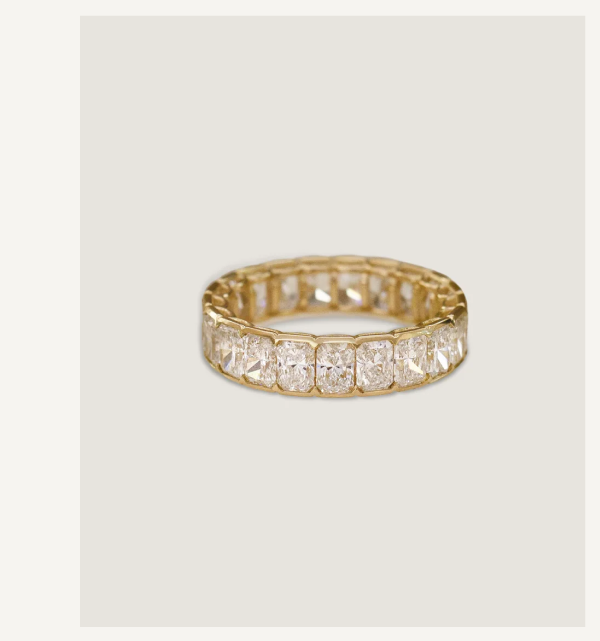 Jane Radiant Eternity Ring Diamond Yellow Gold