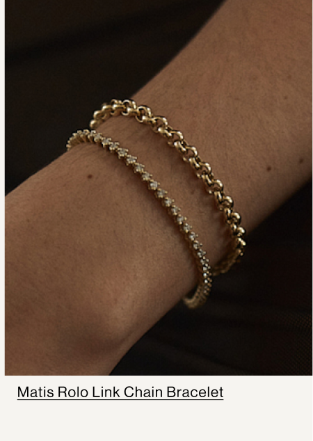 MATIS ROLO LINK CHAIN BRACELET