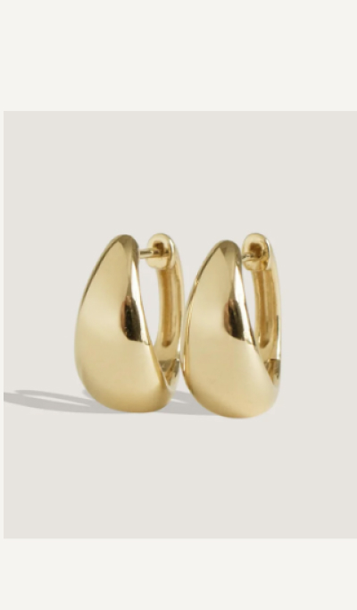 Teardrop Hoop Earrings