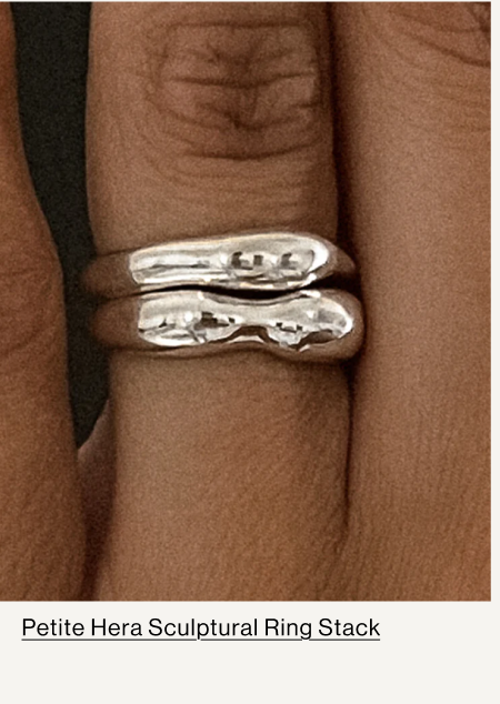 PETITE HERA SCULPTURAL RING STACK