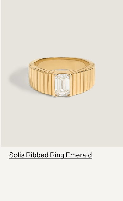 SOLIS RIBBED RING