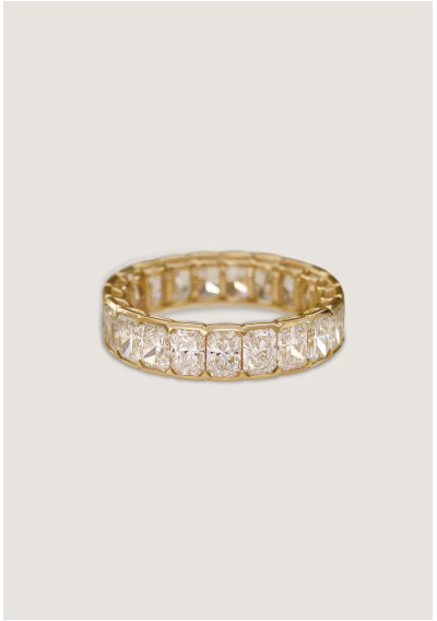 Jane Radiant Eternity Ring Diamond Yellow Gold