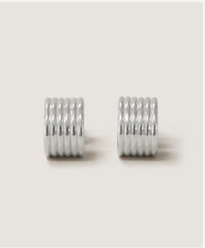 MERCER CUFF HOOPS SILVER