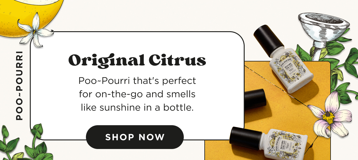 Original Citrus - Poo-Pourri That's Perfect For On-The-Go And Smells Like Sunshine In A Bottle