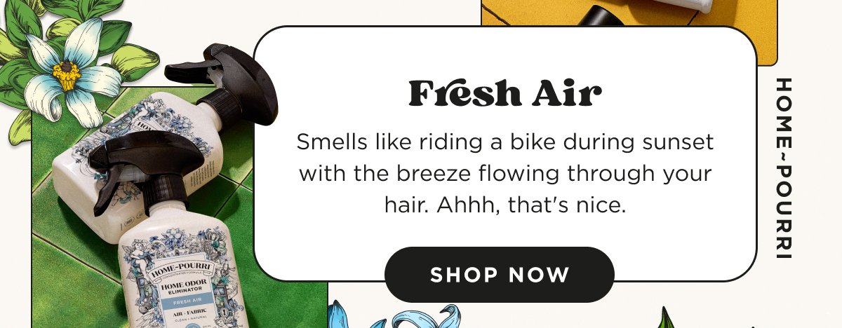 Fresh Air - Smells Like Riding A Bike During Sunset With The Breeze