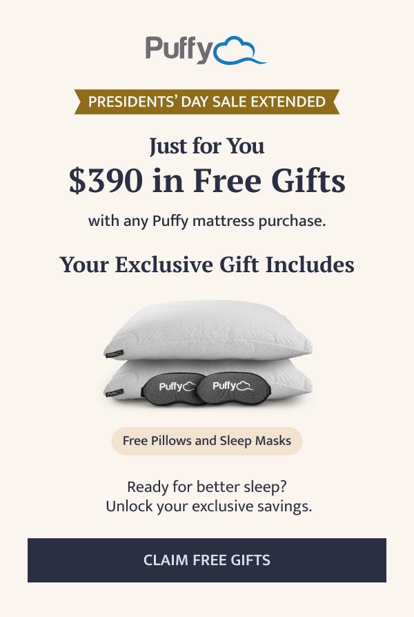 Your free sleep gifts are here! 