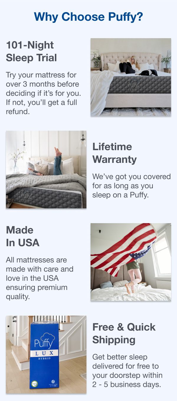 Get The Best Sleep Ever On A Puffy Puffy
