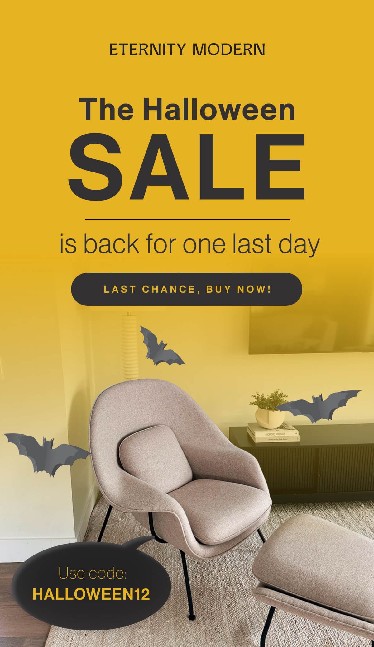 The Halloween sale is back for one last day - Use code: HALLOWEEN12 - Last Chance, Buy Now!