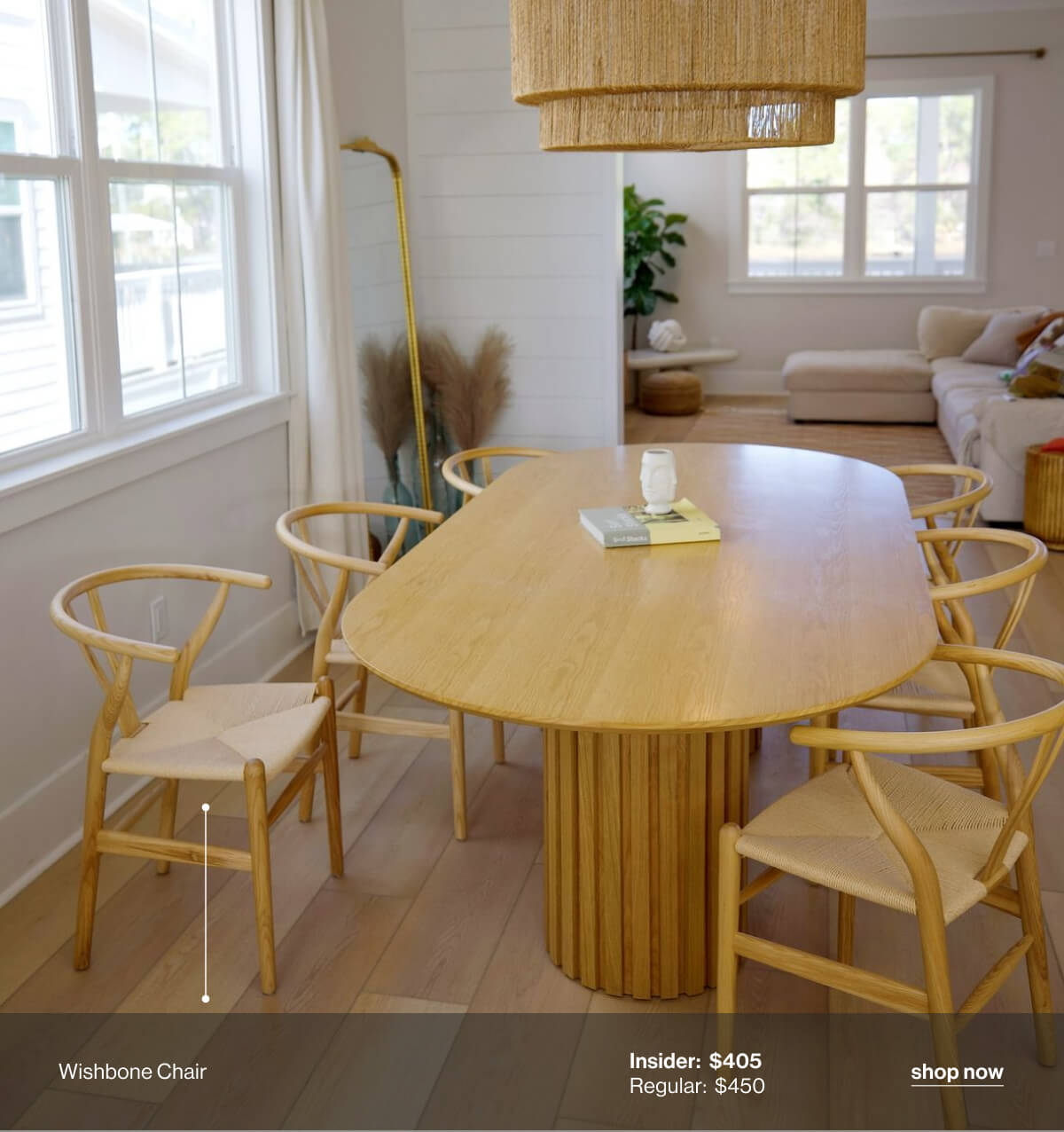 Wishbone Chair - Insider: $405 - Regular: $450 - shop now