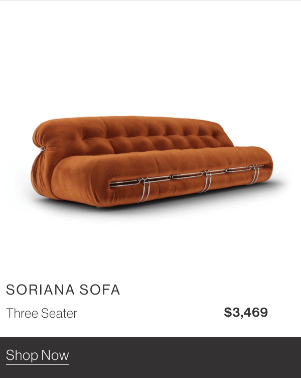 Soriana Sofa | Three Seater - $3,469 - Shop Now