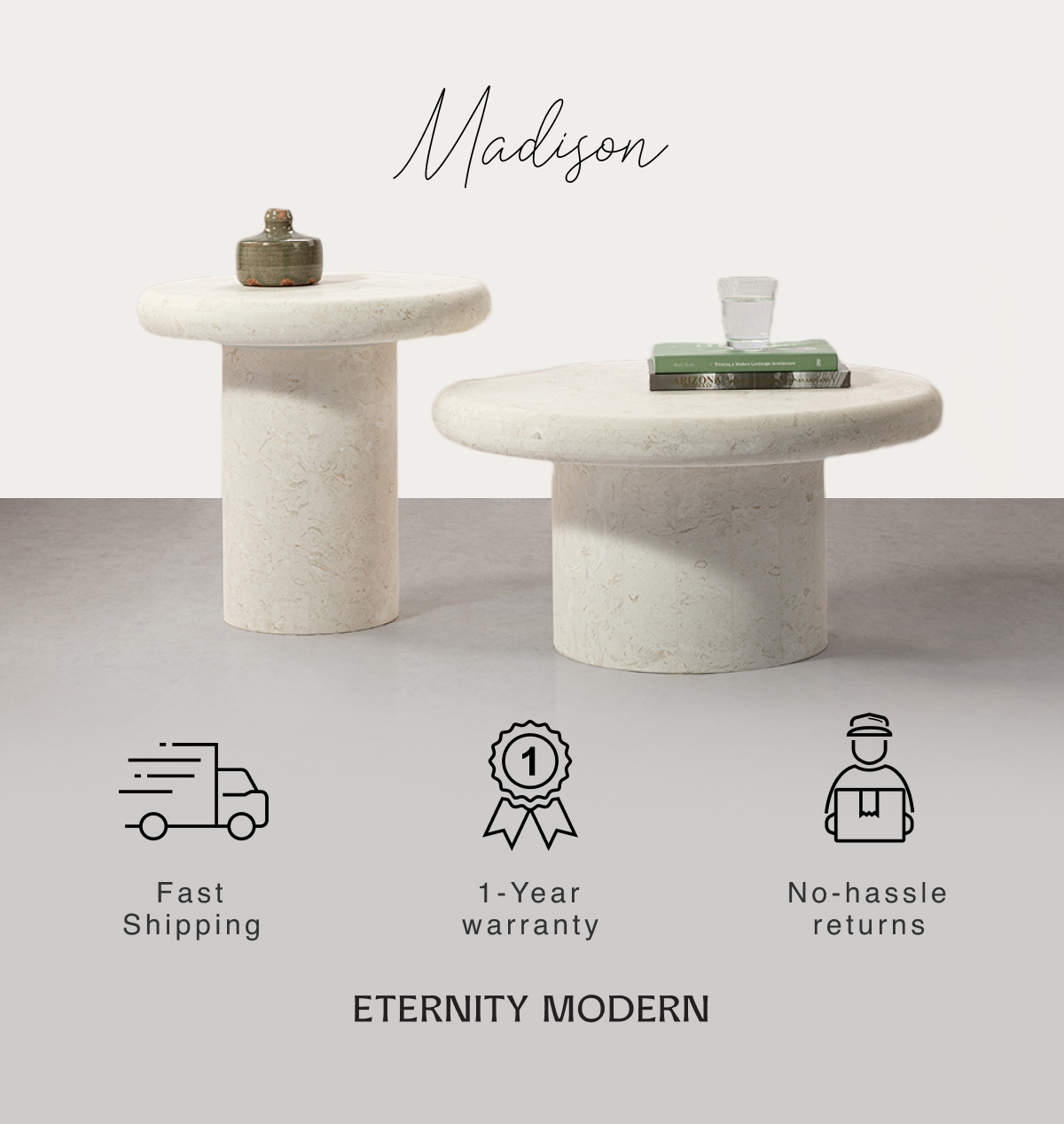 Madison - Fast Shipping - 1 Year Warranty - No hassle returns - ETERNITY MODERN